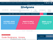 Tablet Screenshot of amiens.studyrama.com